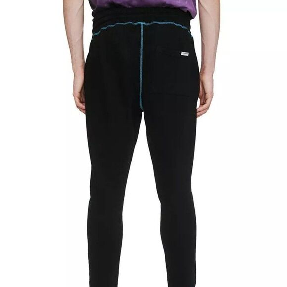 ELEVEN PARIS Men's Regular-Fit Exposed Seam Fleece Joggers - Picture 2 of 2